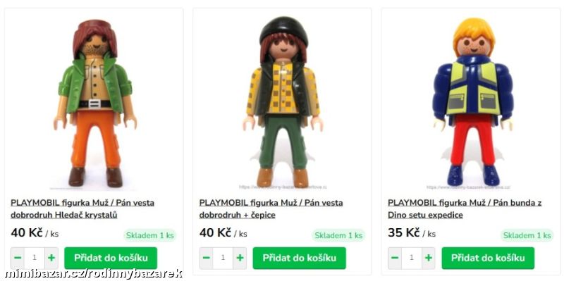 PLAYMOBIL figurka Muž / Pán dobrodruh dino