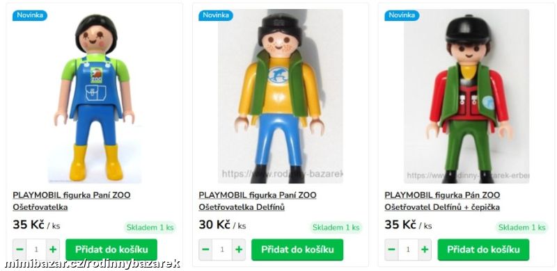 PLAYMOBIL figurka Ošetřovatel / ka ZOO Delfínů