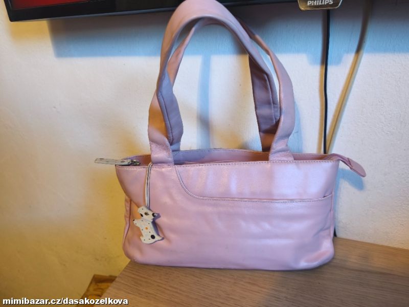 Světle růžová kožená kabelka RADLEY LONDON