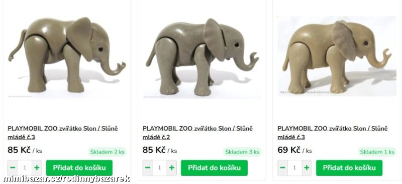 PLAYMOBIL ZOO zvířátko Slon Slůně mládě