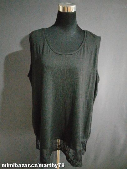 *** KRÁSNÝ TOPÍK S KRAJKOU, VEL.52/54 ***