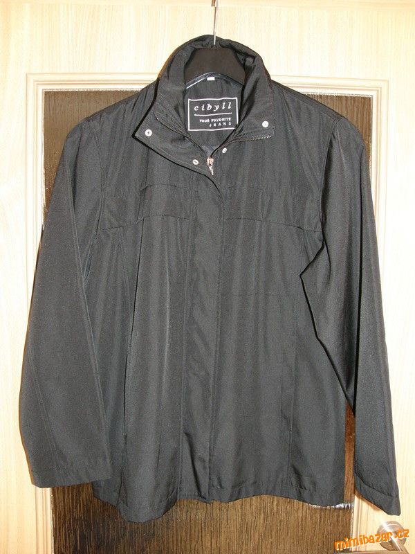 černá jarní podzimní bunda / větrovka unisex ?