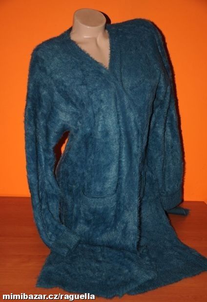 PŘEKRÁSNÝÝ LUXUSNÍ NOVÝ KABÁTKOVÝ CARDIGAN L