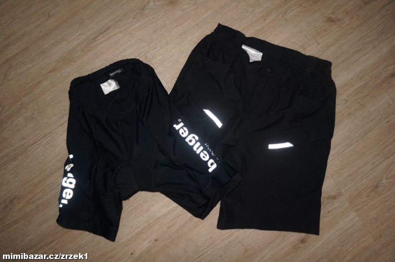 BENGER cyklistické šortky + vnitřní vlož vel.146/152