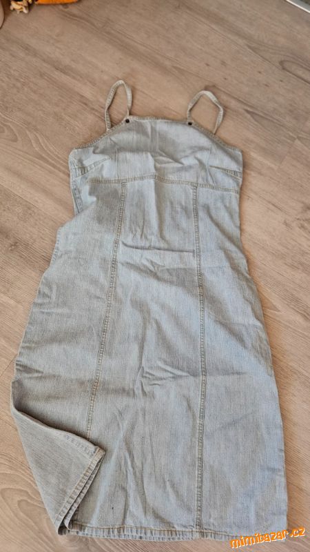 Džínové / riflové letní šaty H&M Divided 42/L