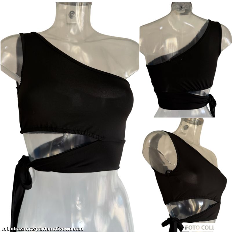 Č.7488 DÁM. TRENDY SEXY PRUŽNÝ TOP NOVÝ v.S/M