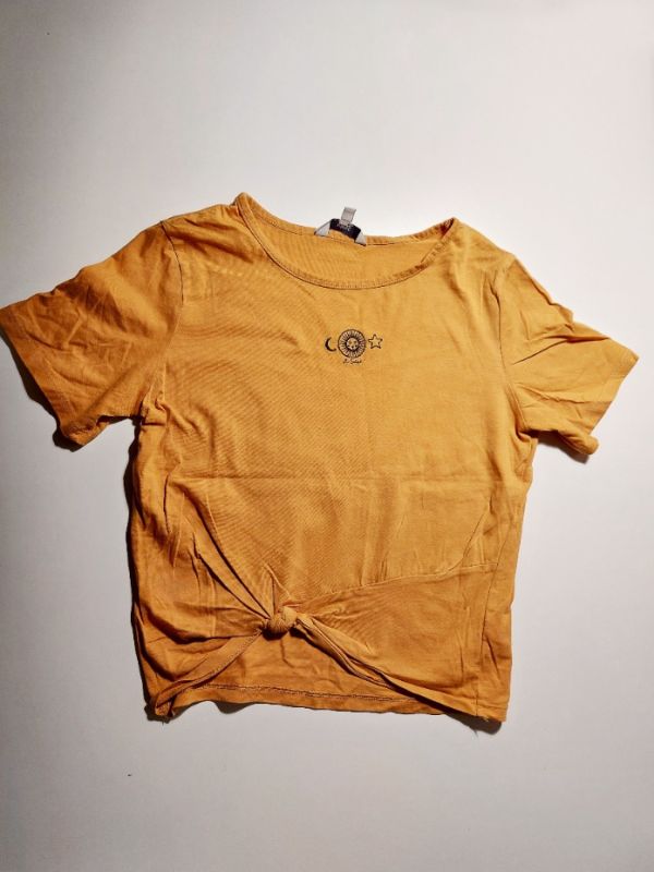 Tričko s krátkým rukávem, crop top