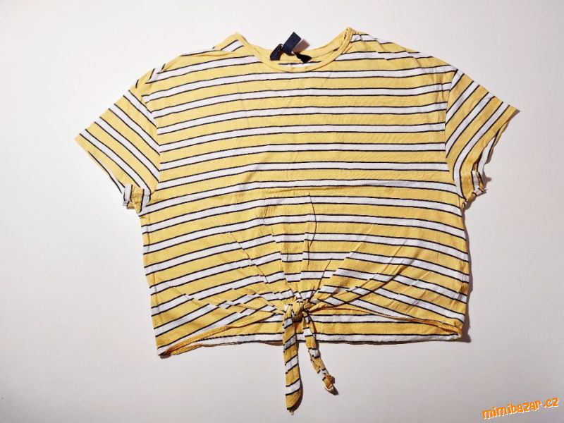 Tričko s krátkým rukávem, crop top