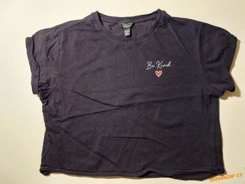 Tričko s krátkým rukávem, crop top