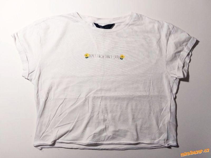 Tričko s krátkým rukávem, crop top