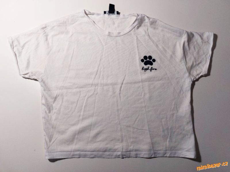 Tričko s krátkým rukávem, crop top