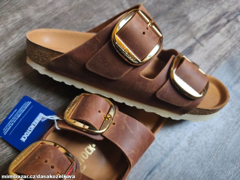 Kožené pantofle Birkenstock Arizona Big Buckle v42