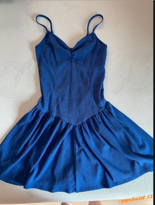 mušelínové mini šaty s-m