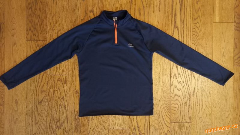 Sportovní mikrofleece mikina na běh Kalenji 12 let