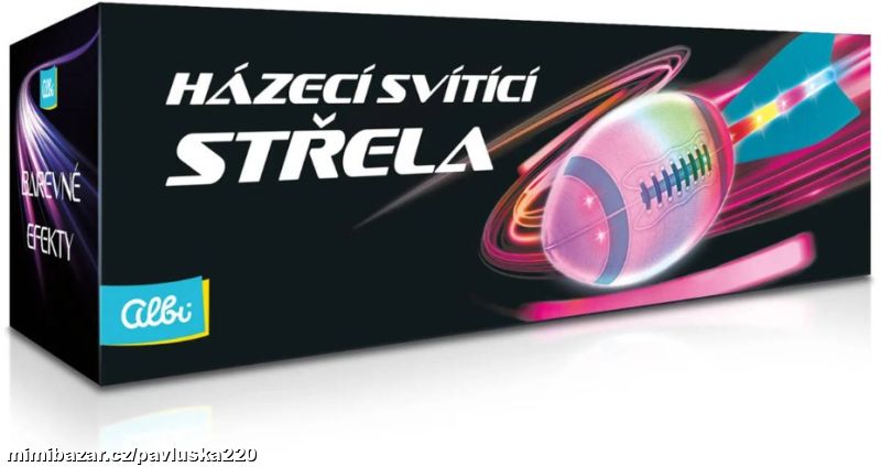 Házecí svítící střela na baterie USB LED