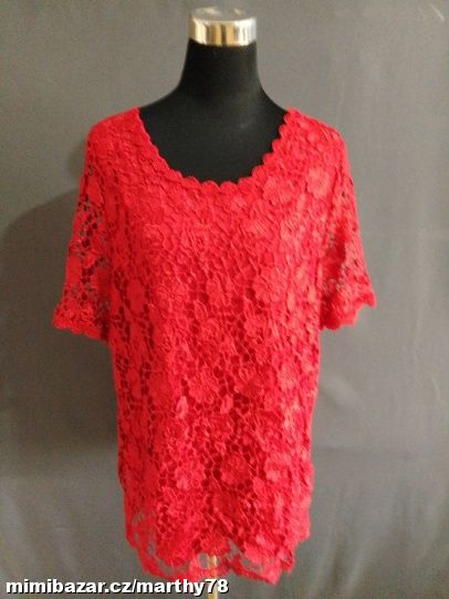 *** KRÁSNÉ DÁMSKÉ TRIKO S KRAJKOU, VEL.46 ***