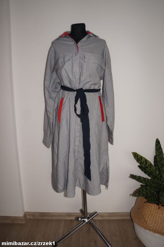 PAYET dokonalé košilové šaty vel.44/XL