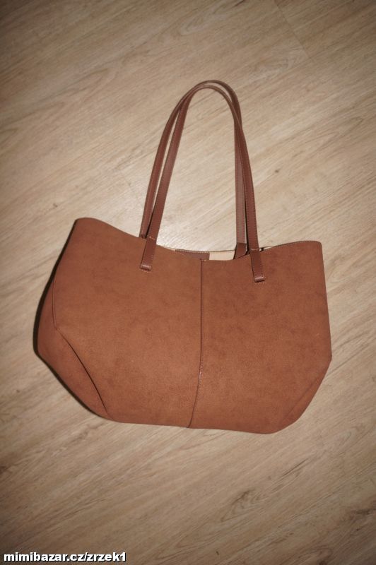 Módní hnědá kabelka vel.L