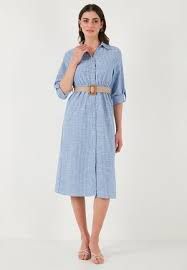 KOŠILOVÉ ŠATY S PRUHEM ROSE 40