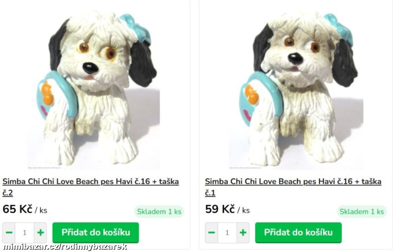 Chi Chi Love Beach figurka pes Havi 16 + taška