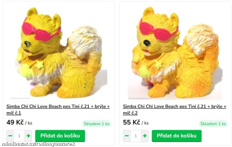 Chi Chi Love Beach figurka pes pejsek Tini 21