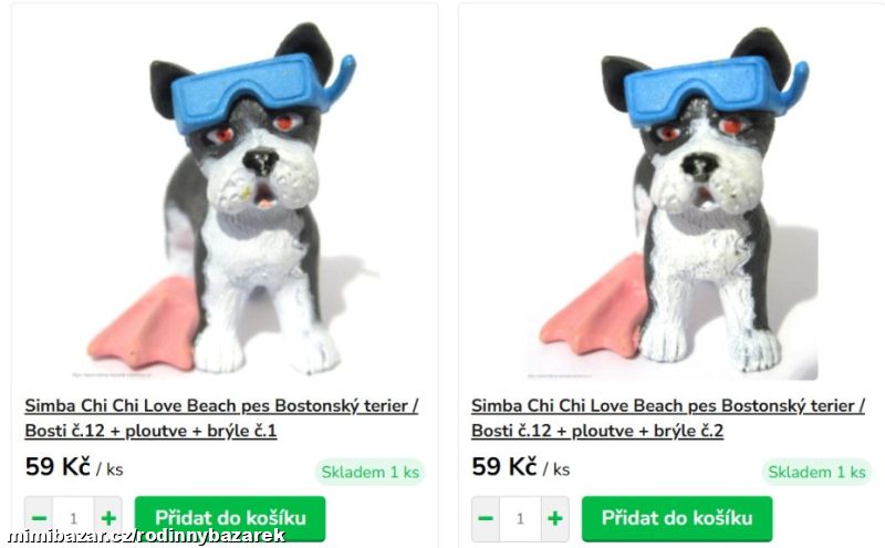 Chi Chi Love Beach figurka pes Bostonský terier 12