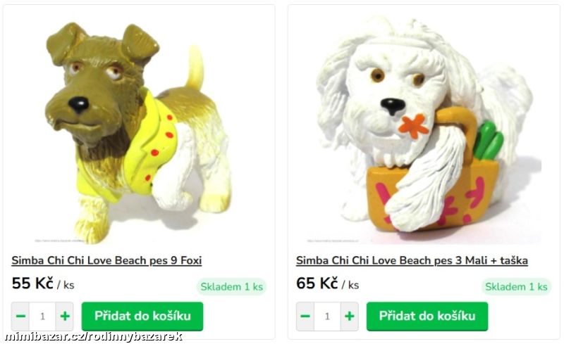 Chi Chi Love Beach figurka pes pejsek Mali Foxi