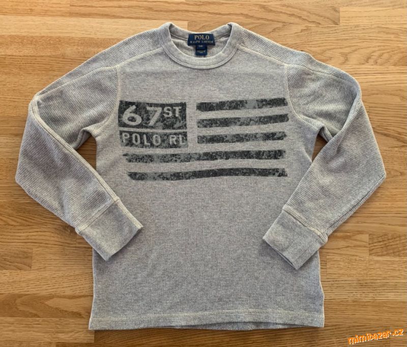 Vaflové triko & tričko Ralph Lauren vel. 128/134