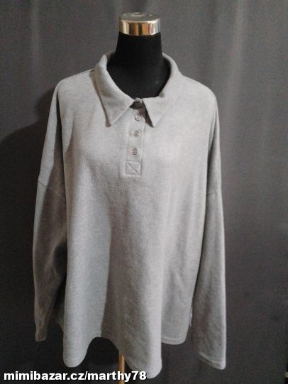 *** KRÁSNÁ FLAUŠOVÁ MIKINA, UNISEX, VEL.5XL ***