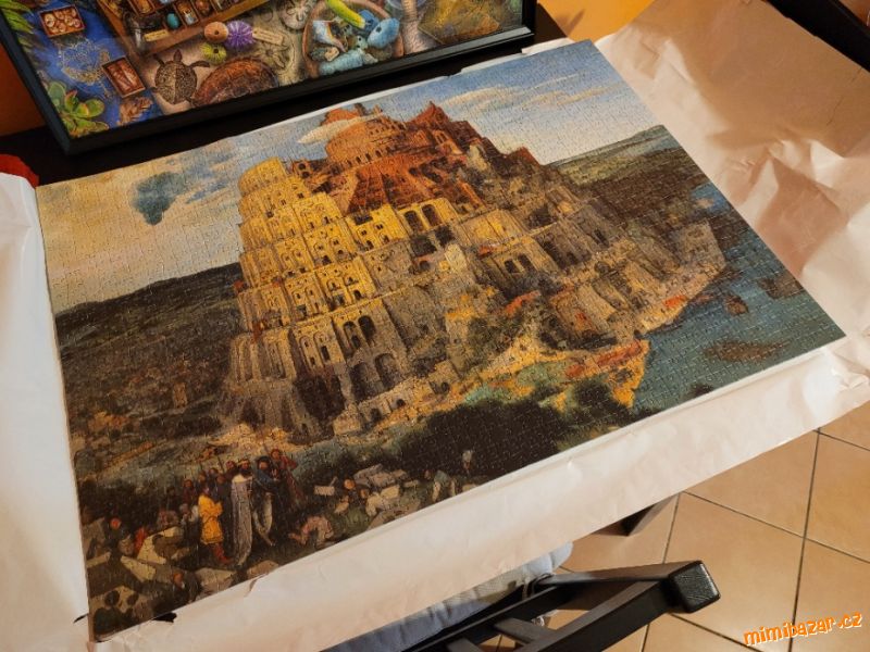 Hotové puzzle Babylonská věž