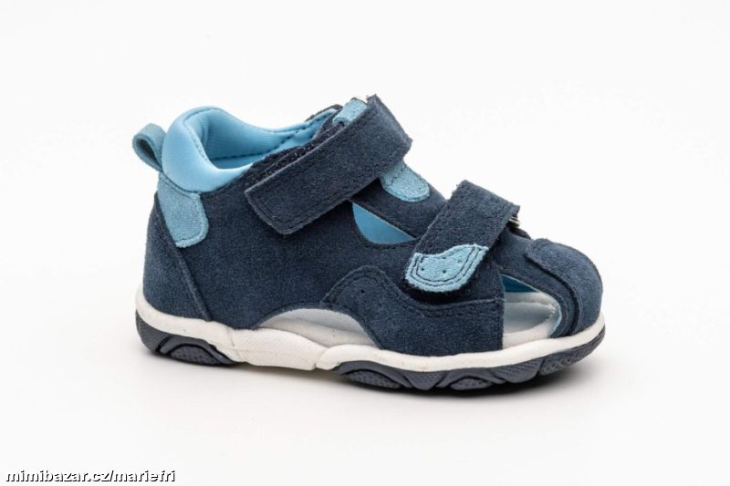 Letní kožené sandály Protetika TORY denim