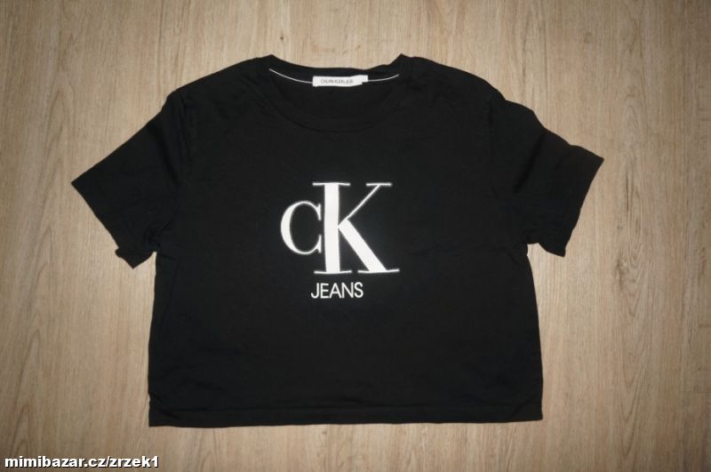 Calvin Klein crop tričko vel.L