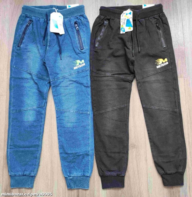 Džínové tepláky/kalhoty 134, 140, 146, 152, 158, 164