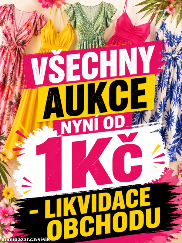 VŠECHNY AUKCE OD 1KČ!!!!!!