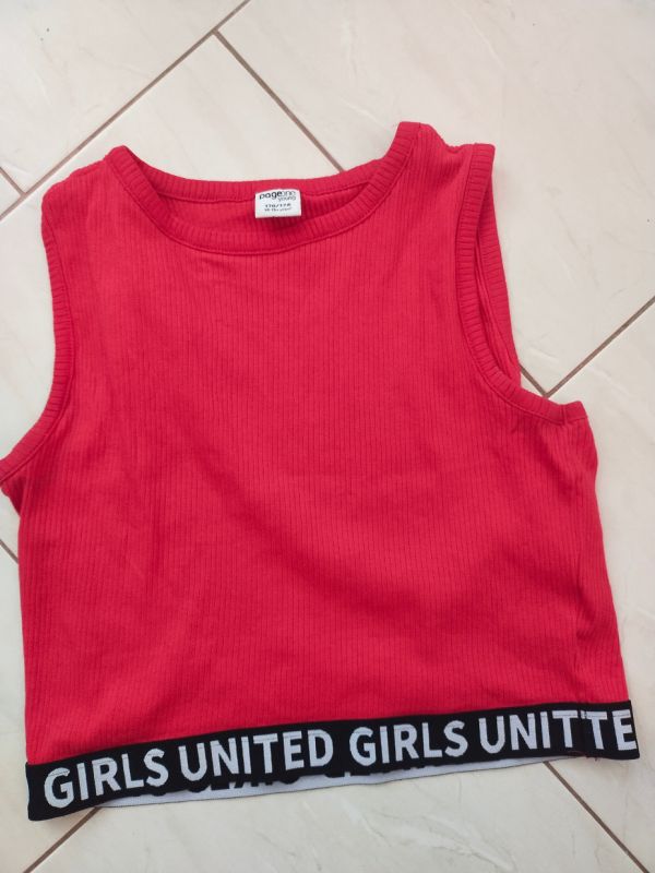 Crop top - tílko 170/176