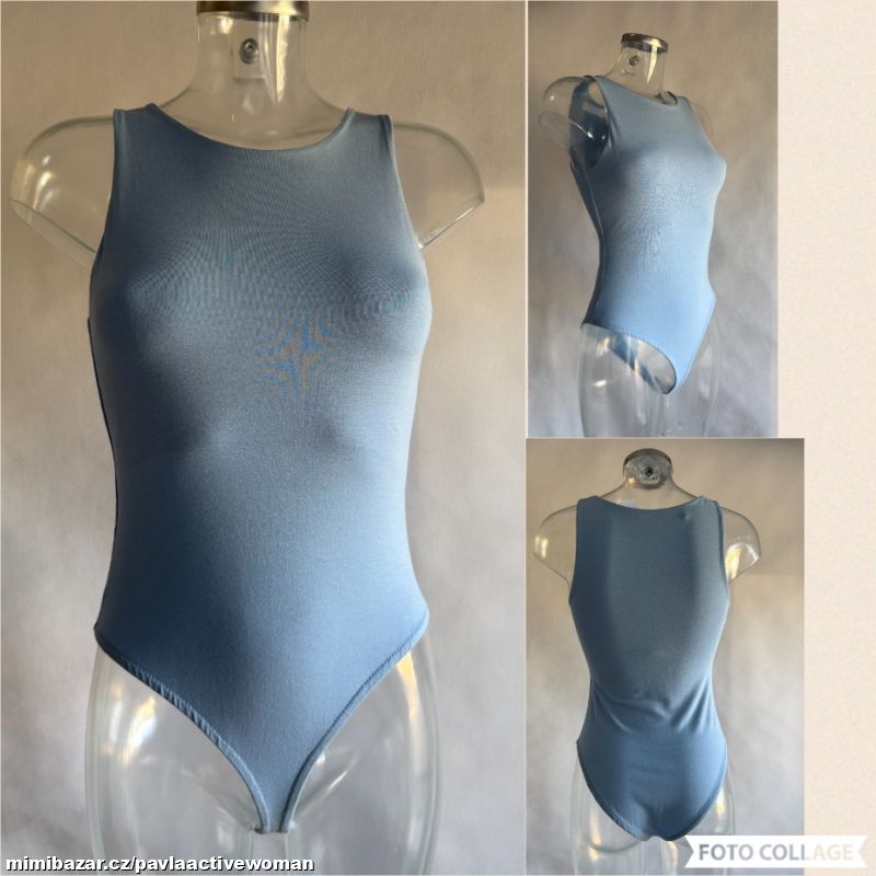 Č.6258 DÁM. PRUŽNÉ VISKÓZA BODY NOVÉ v.S/M