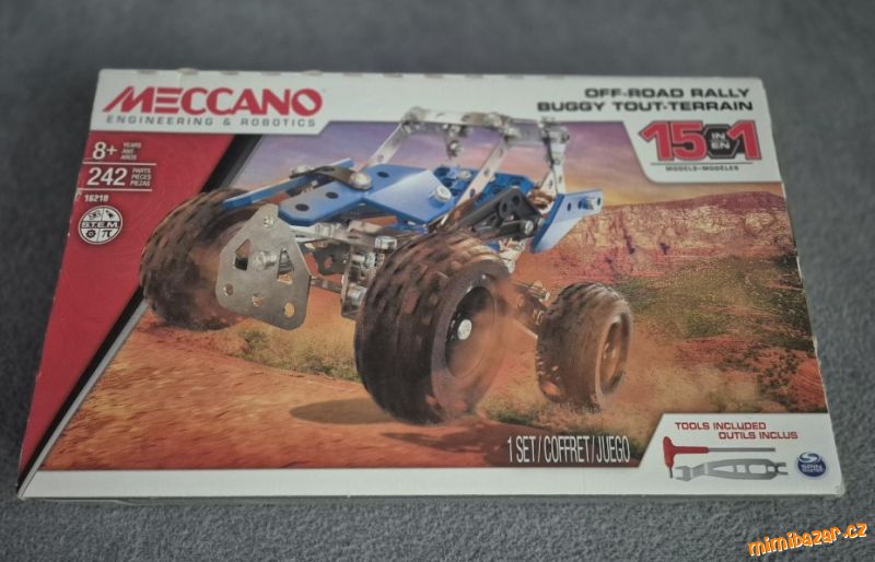 Stavebnice Meccano 16210 Off-Road Rally 15v1