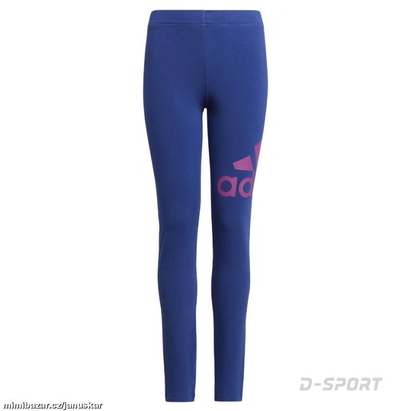 Bavlněné dívčí sportovní legíny Adidas G BL LEG