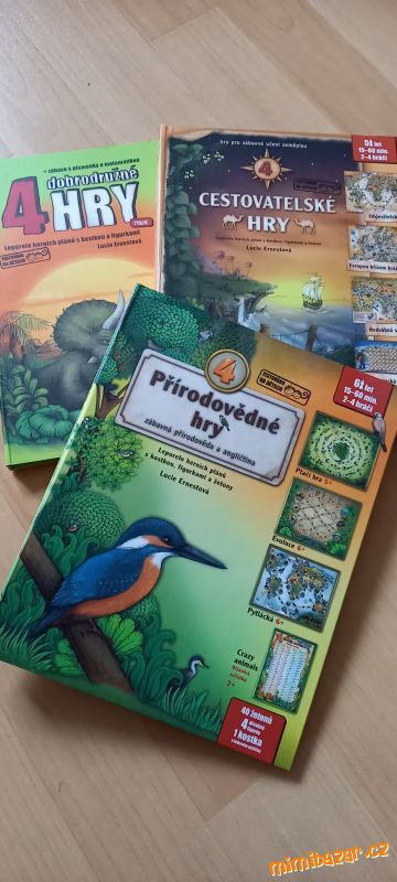 4 dobrodružné, přírodovědné a cestovatelské hry
