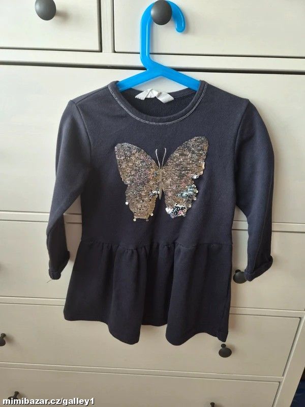 Mikinové šaty H&M, vel. 104