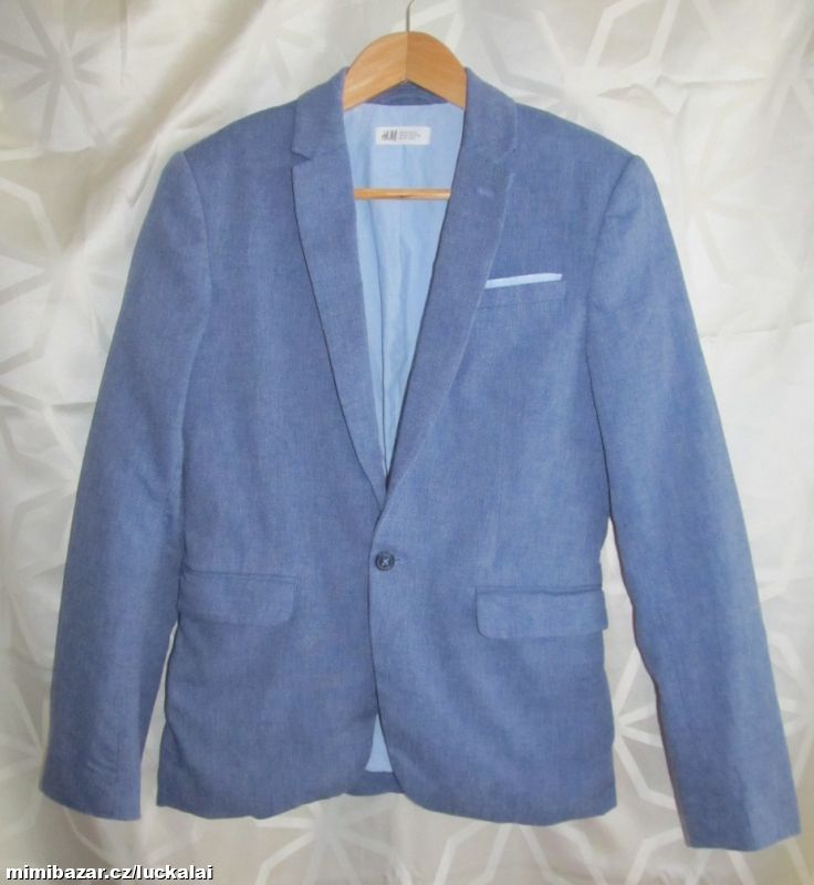 Chlapecké modré sako H&M 20%len