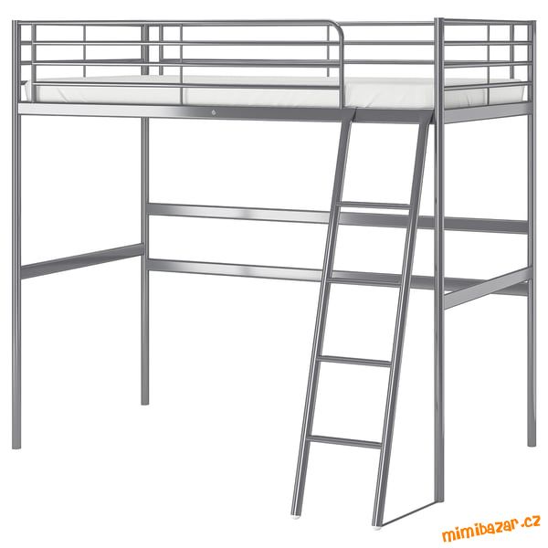Kovová poschoďová postel IKEA Svärta