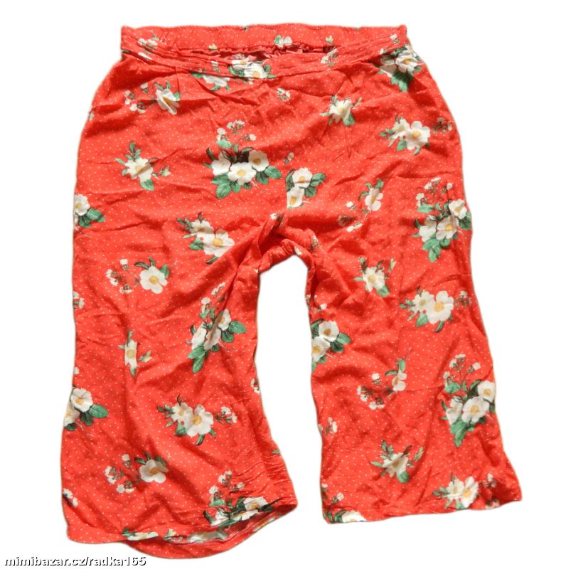 Letní capri široké nohavice vel.48