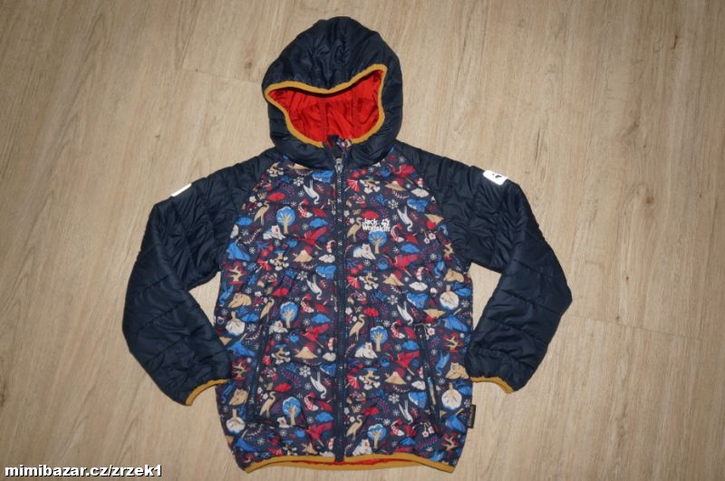 Jack Wolfskin dětská unisexová bunda vel.128