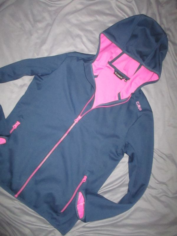 Dívčí ultralehká funkční softshell bunda vel 164