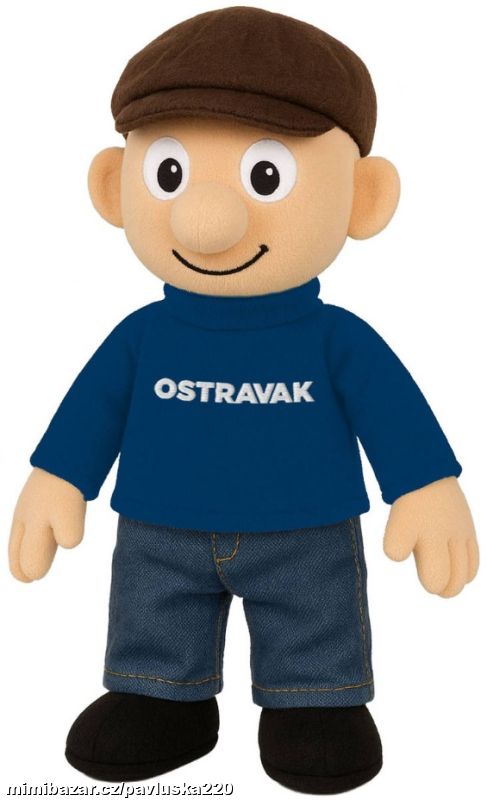 Panáček Ostravak 32cm mluvící po ostravsku