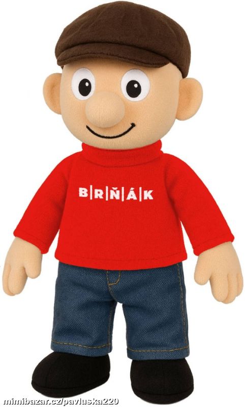 Panáček Brňák 32cm mluvící hantecem