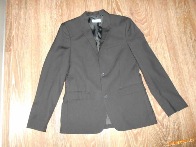 černé chlapecké společenské sako H&M 164