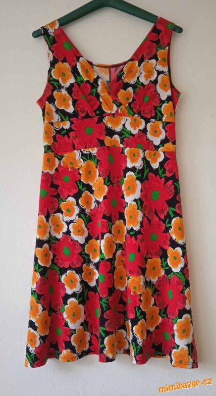 Dámské letní šaty květované 42 44 XL XXL