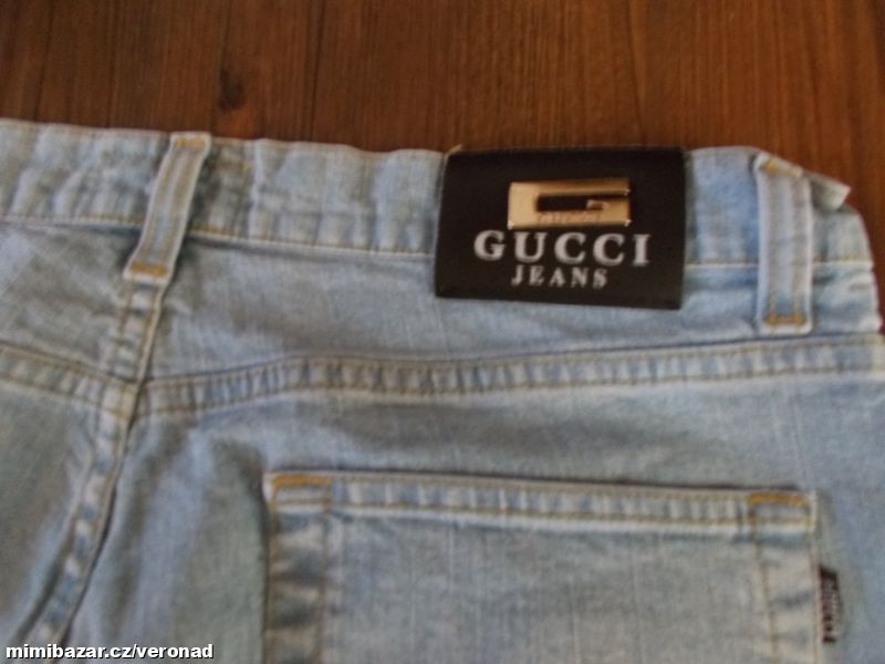 KRÁSNÉ ZNAČKOVÉ DŽÍNY GUCCI JEANS V.34 100%STAV